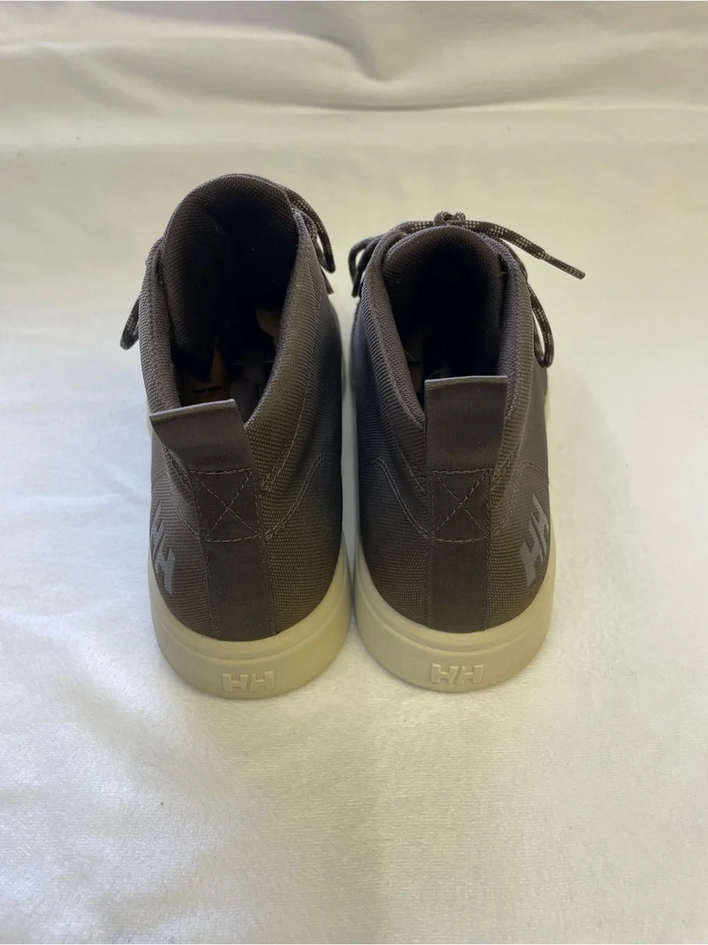 Helly Hansen Brown Chukka Boots with White Sole Leather